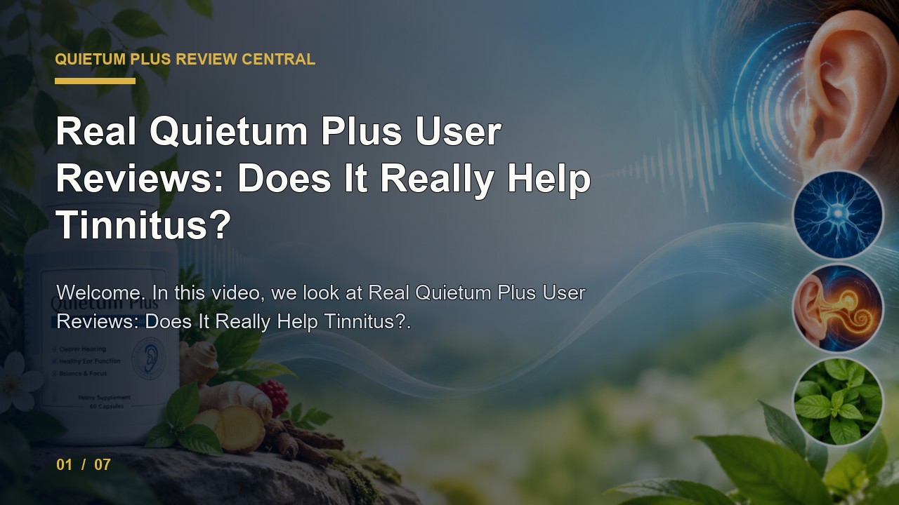Quietum Plus Review: Real Quietum Plus User Reviews Does It Really Help Tinnitus video thumbnail
