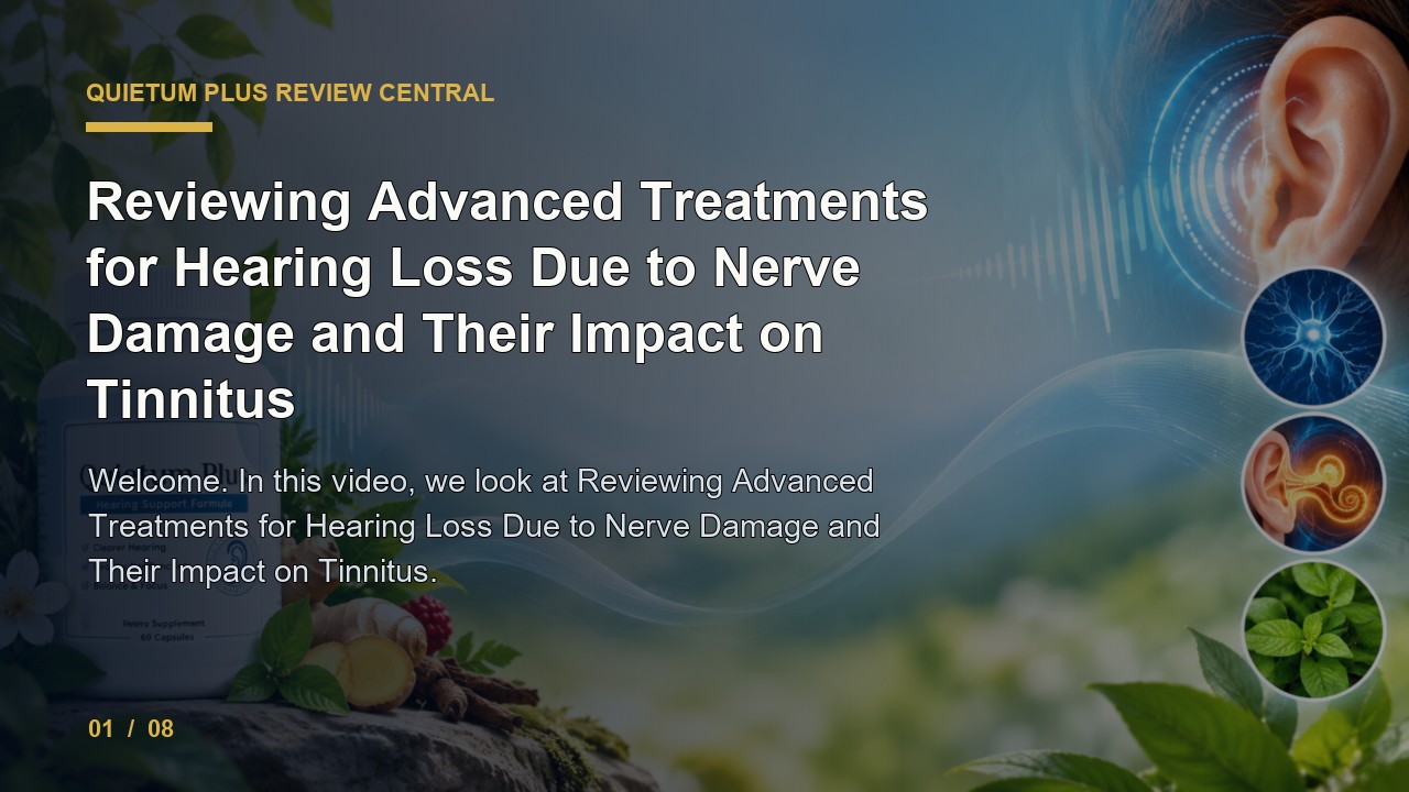 Quietum Plus Review: Reviewing Advanced Treatments for Hearing Loss Due to Nerve Damage and Their Impact on Tinnitus video thumbnail