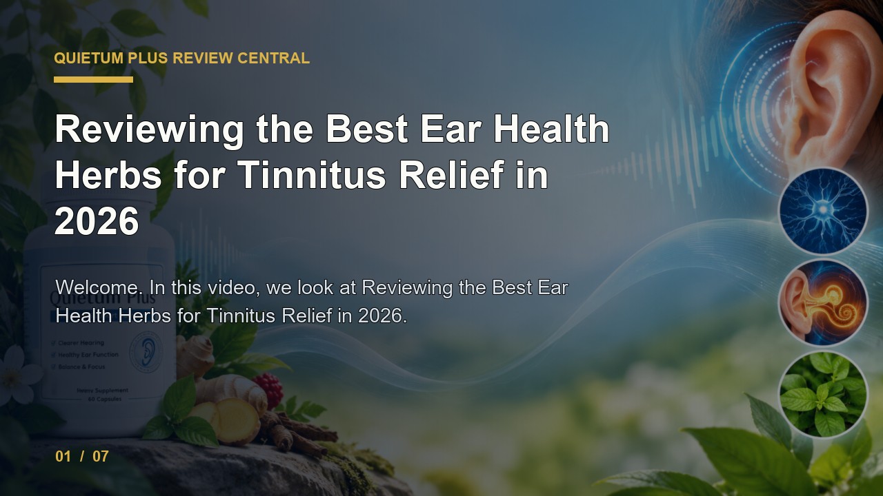 Quietum Plus Review: Reviewing the Best Ear Health Herbs for Tinnitus Relief in 2026 video thumbnail