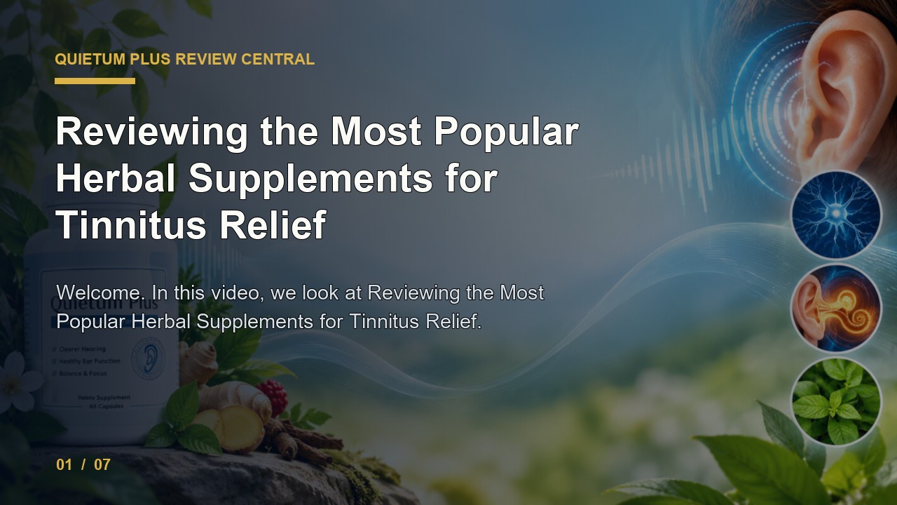 Quietum Plus Review: Reviewing the Most Popular Herbal Supplements for Tinnitus Relief video thumbnail