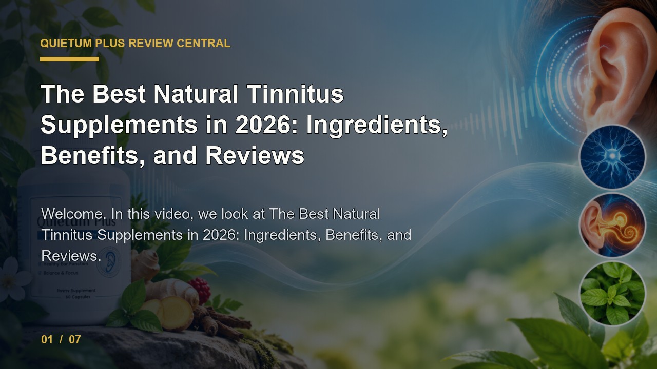 Quietum Plus Review: the Best Natural Tinnitus Supplements in 2026 Ingredients Benefits and Reviews video thumbnail