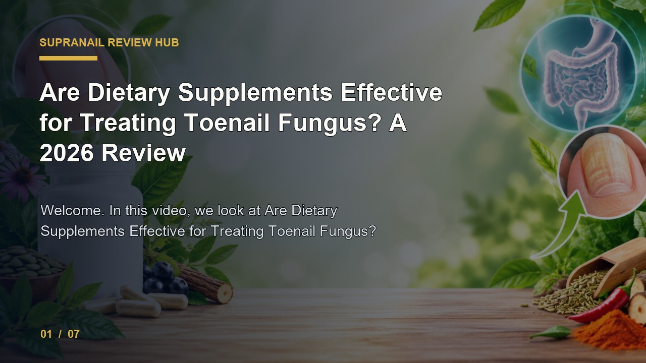 SupraNail Review: Are Dietary Supplements Effective for Treating Toenail Fungus a 2026 Review video thumbnail