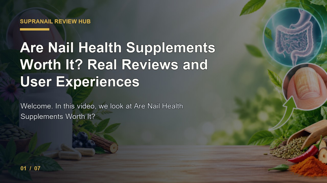 SupraNail Review: Are Nail Health Supplements Worth It Real Reviews and User Experiences video thumbnail