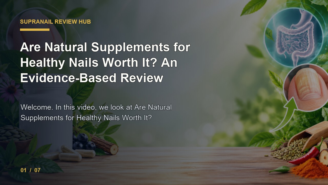 SupraNail Review: Are Natural Supplements for Healthy Nails Worth It an Evidence Based Review video thumbnail