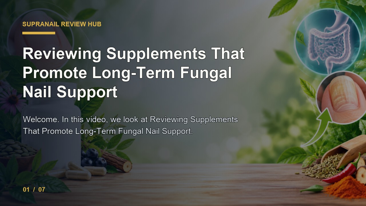 SupraNail Review: Reviewing Supplements That Promote Long Term Fungal Nail Support video thumbnail