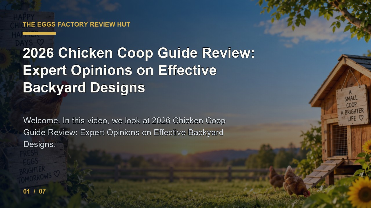 The Eggs Factory Review: Chicken Coop Guide Review Expert Opinions on Effective Backyard Designs video thumbnail