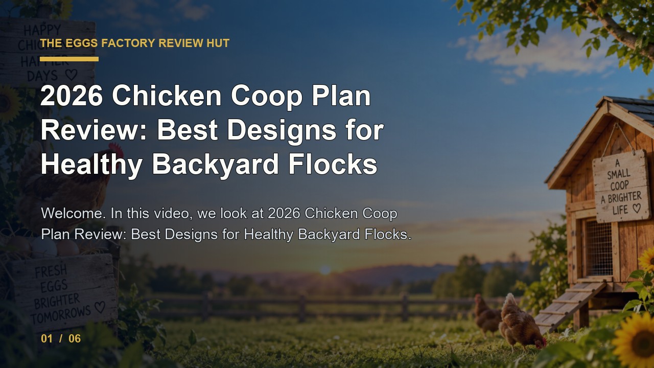 The Eggs Factory Review: Chicken Coop Plan Review Best Designs for Healthy Backyard Flocks video thumbnail
