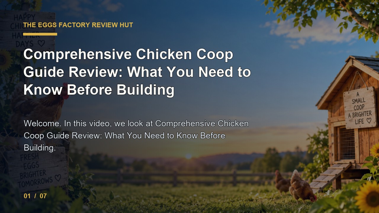 The Eggs Factory Review: Comprehensive Chicken Coop Guide Review What You Need to Know Before Building video thumbnail