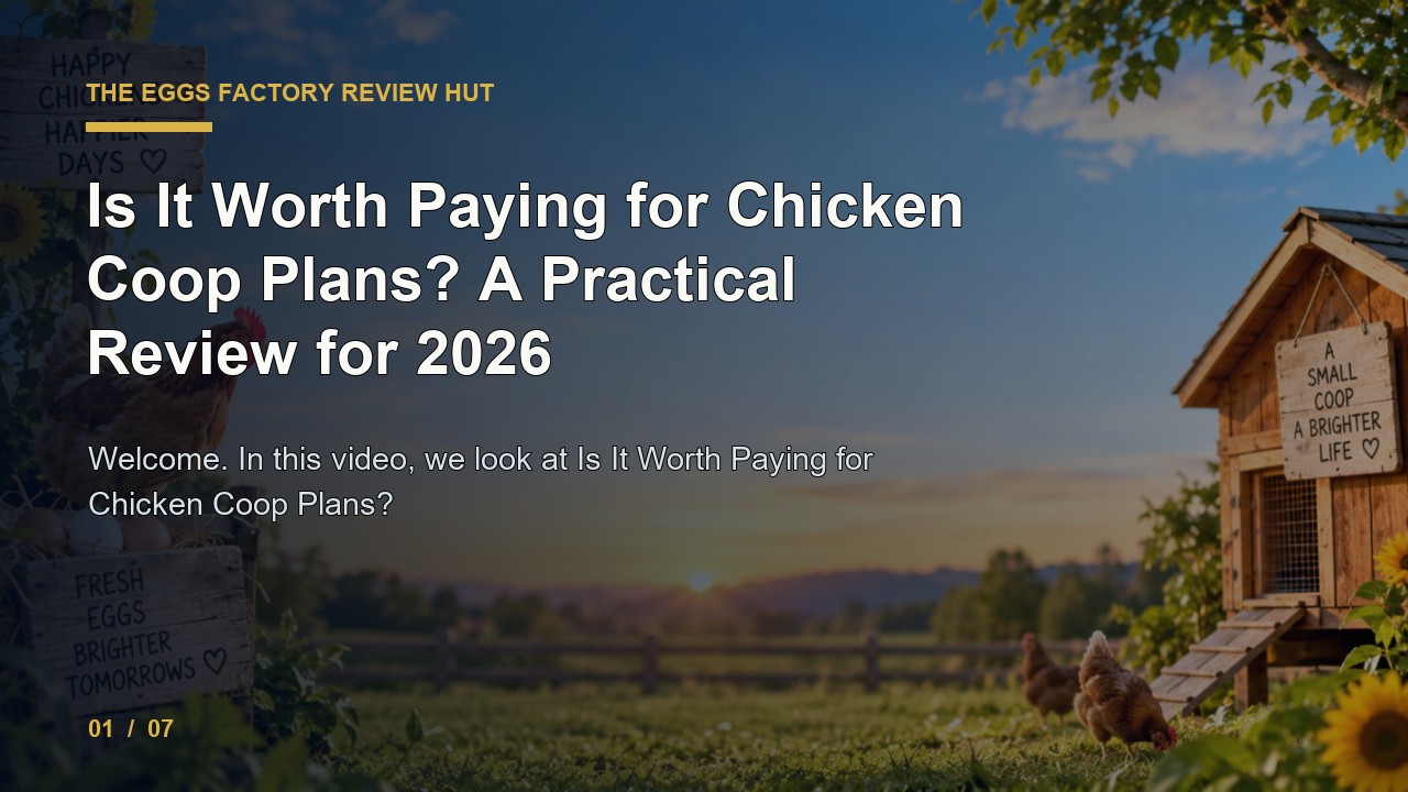 The Eggs Factory Review: Is It Worth Paying for Chicken Coop Plans a Practical Review for 2026 video thumbnail
