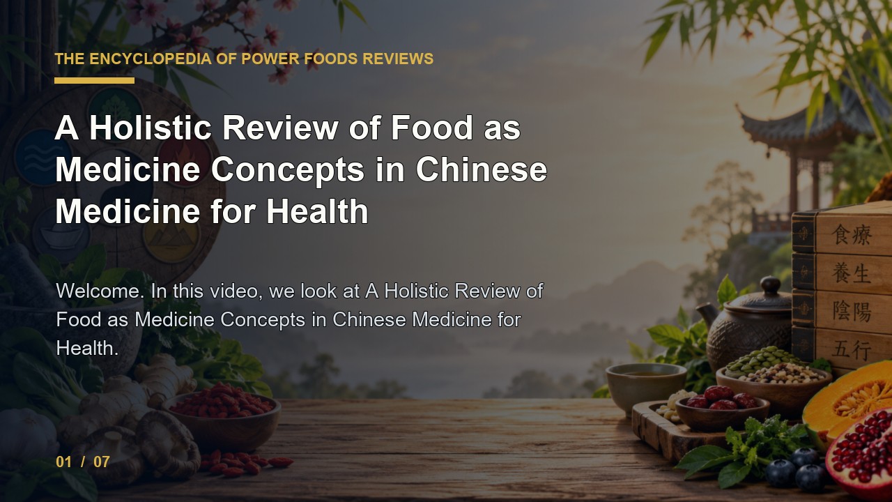 The Encyclopedia of Power Foods Review: a Holistic Review of Food as Medicine Concepts in Chinese Medicine for Health video thumbnail