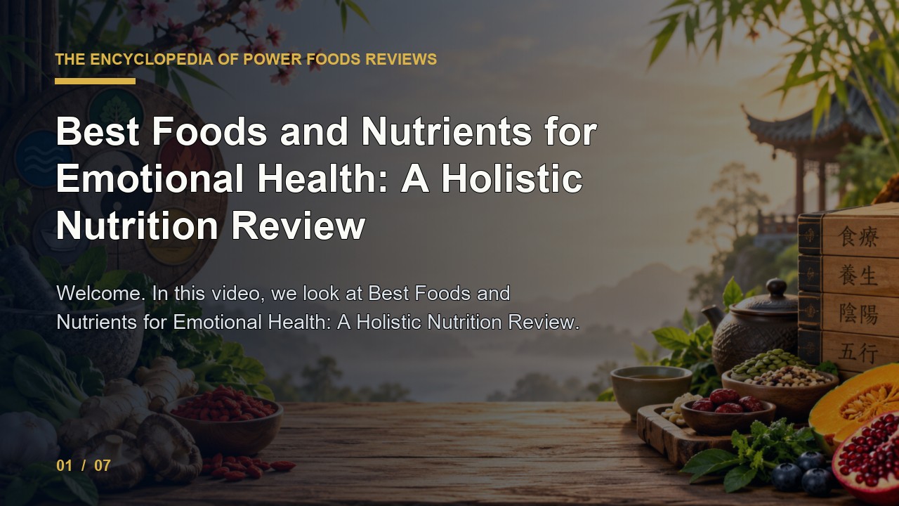 The Encyclopedia of Power Foods Review: Best Foods and Nutrients for Emotional Health a Holistic Nutrition Review video thumbnail