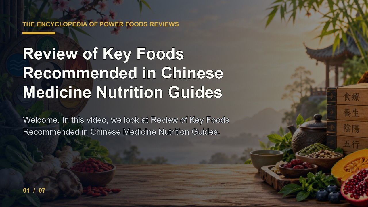 The Encyclopedia of Power Foods Review: Review of Key Foods Recommended in Chinese Medicine Nutrition Guides video thumbnail