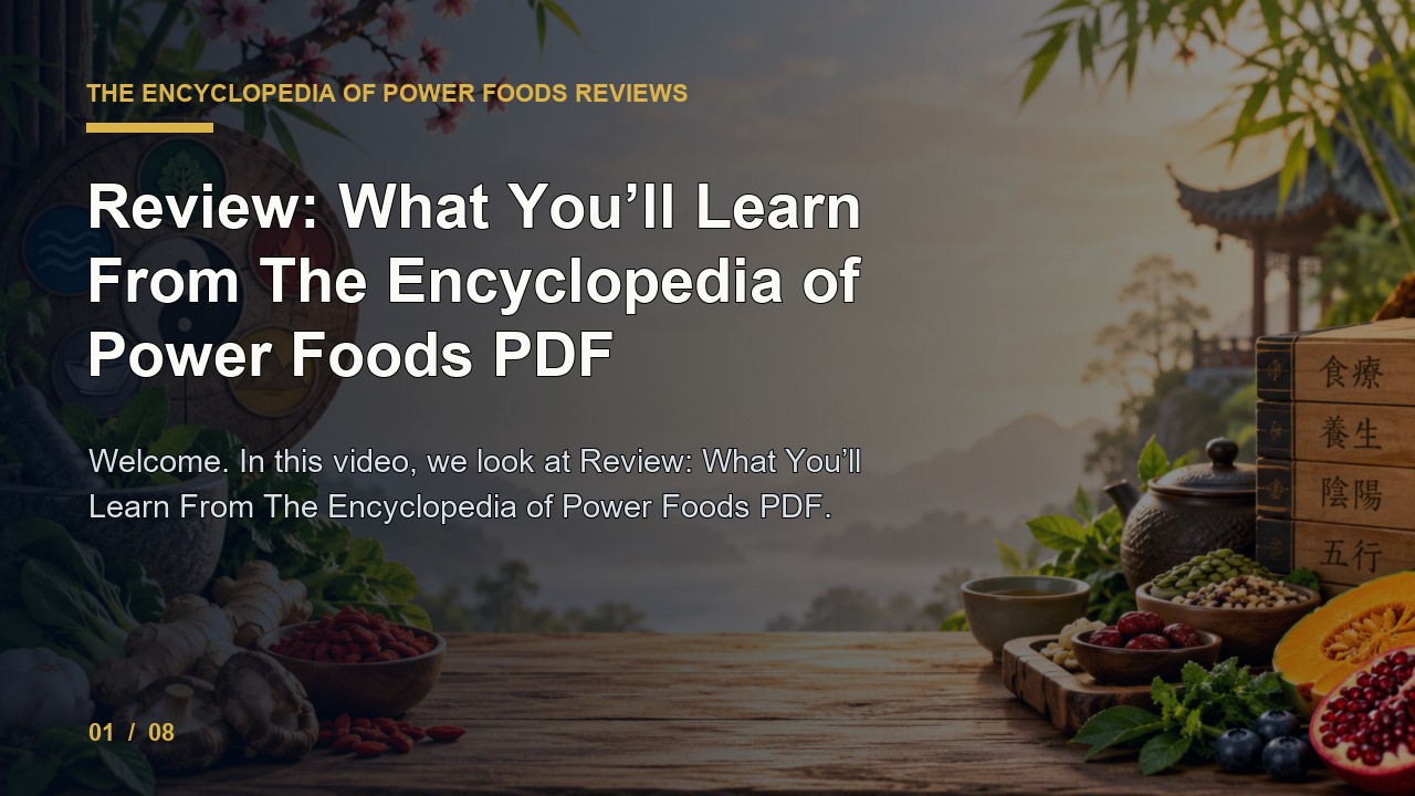 The Encyclopedia of Power Foods Review: Review What You'll Learn from The Encyclopedia of Power Foods Pdf video thumbnail
