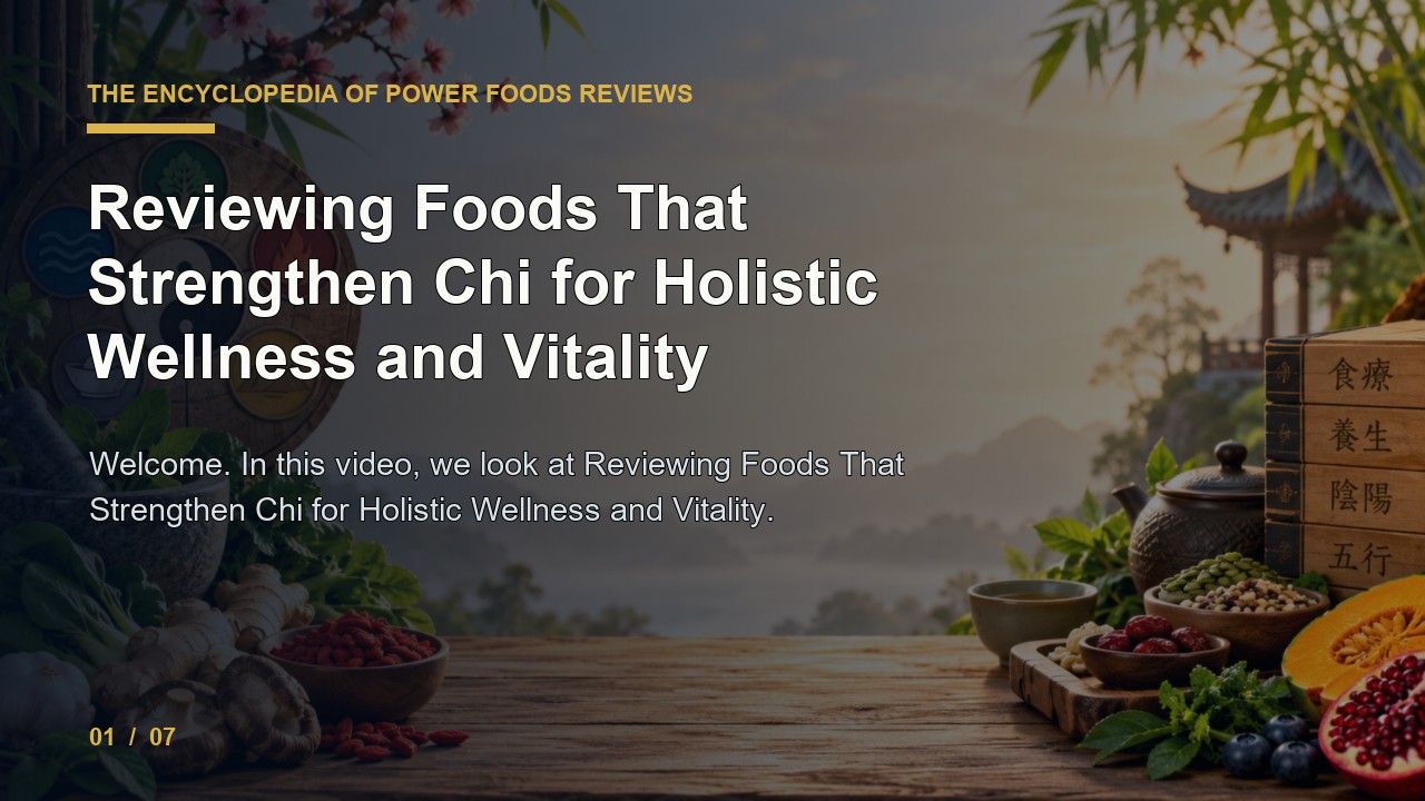 The Encyclopedia of Power Foods Review: Reviewing Foods That Strengthen Chi for Holistic Wellness and Vitality video thumbnail