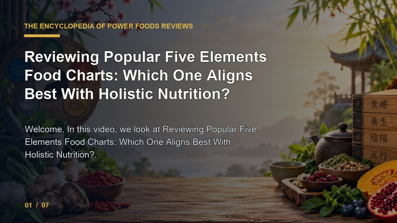 The Encyclopedia of Power Foods Review: Reviewing Popular Five Elements Food Charts Which One Aligns Best with Holistic Nutrition video thumbnail
