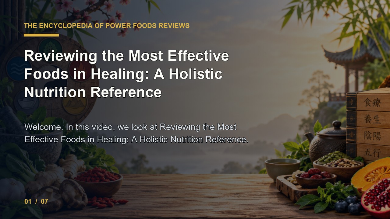 The Encyclopedia of Power Foods Review: Reviewing the Most Effective Foods in Healing a Holistic Nutrition Reference video thumbnail