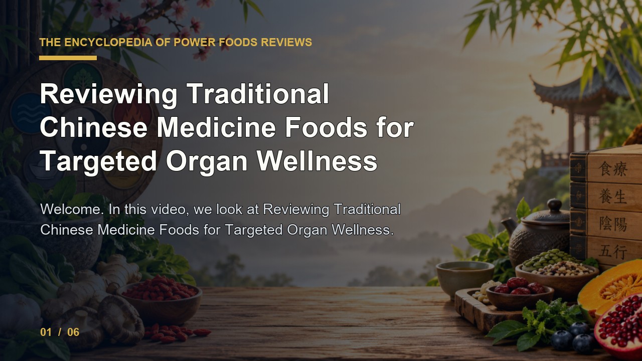 The Encyclopedia of Power Foods Review: Reviewing Traditional Chinese Medicine Foods for Targeted Organ Wellness video thumbnail