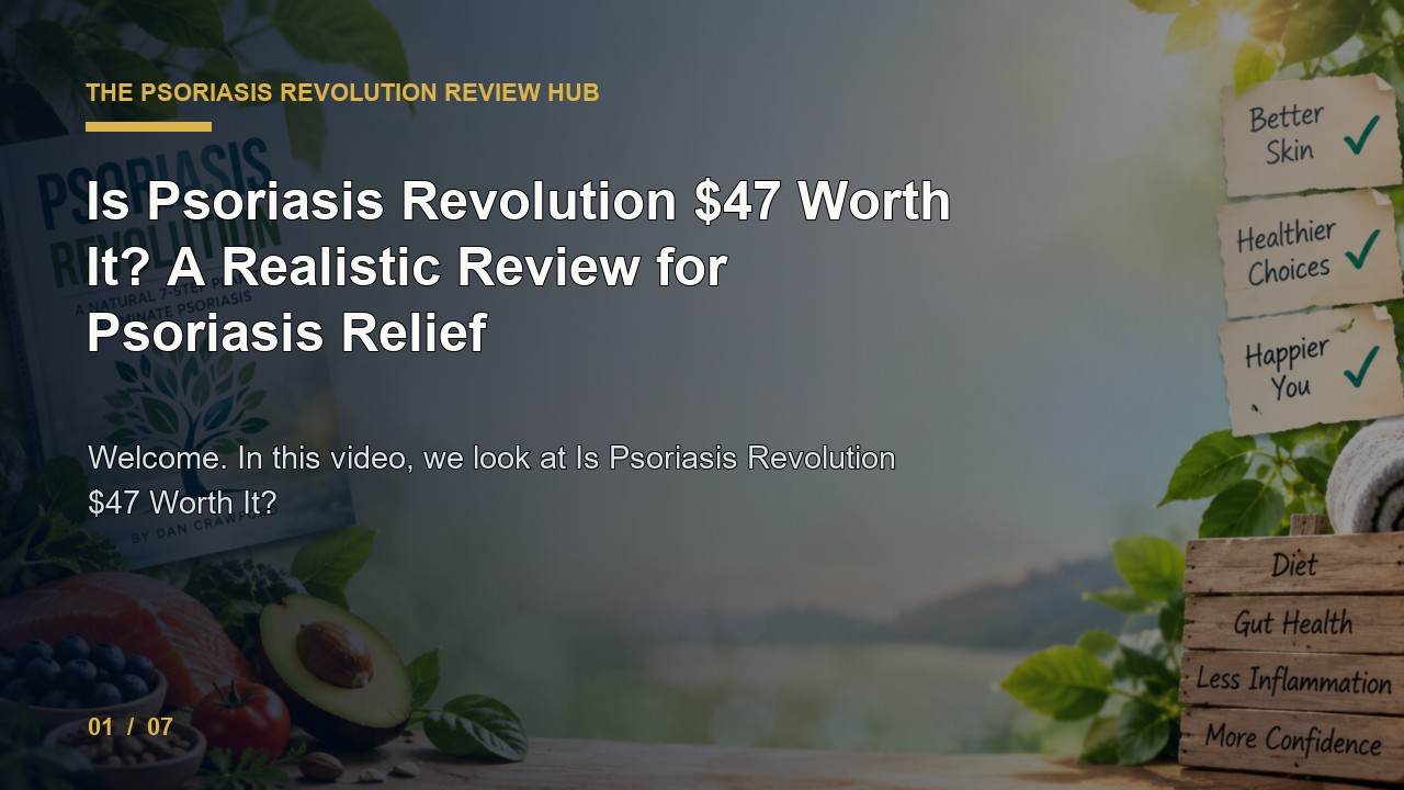 The Psoriasis Revolution Review: Is Psoriasis Revolution 47 Worth It a Realistic Review for Psoriasis Relief video thumbnail