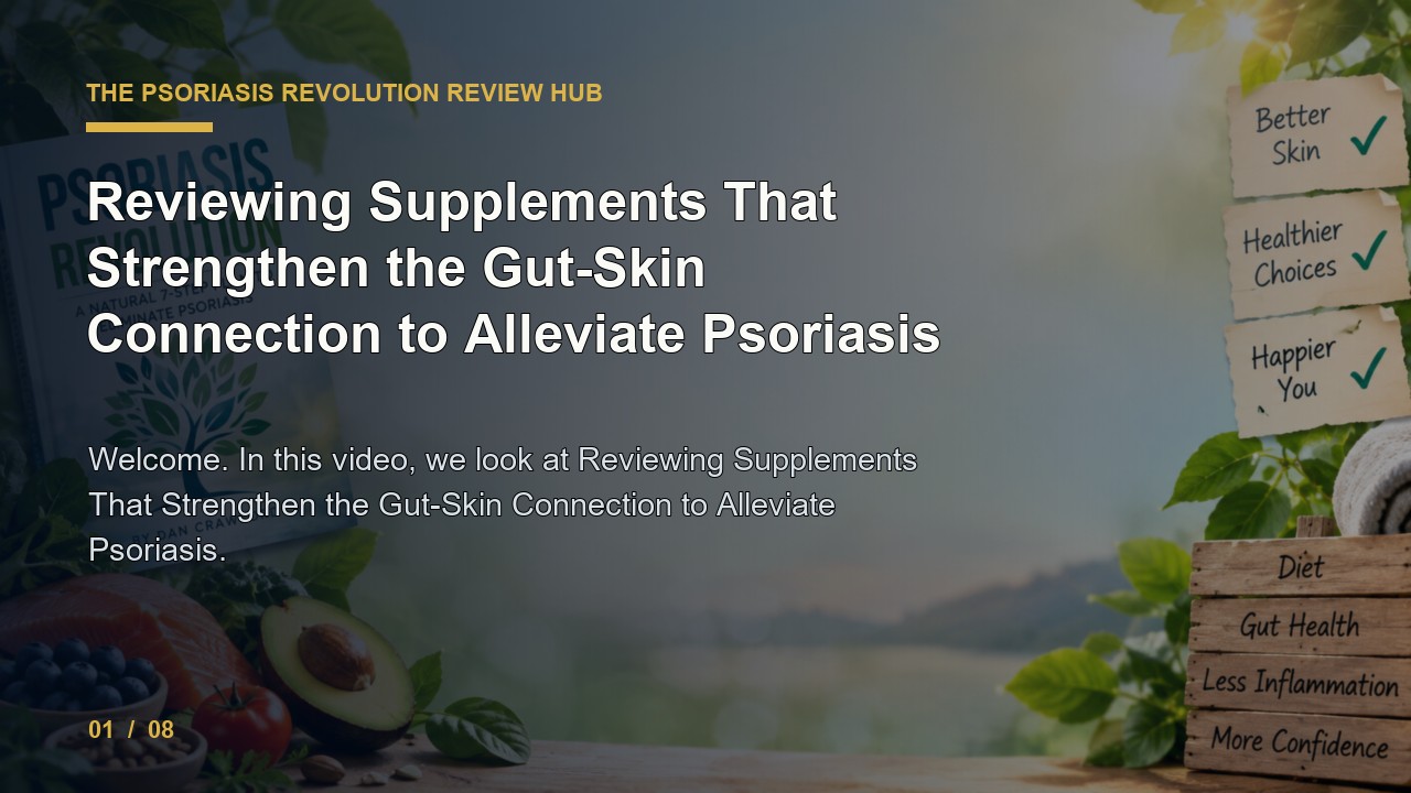 The Psoriasis Revolution Review: Reviewing Supplements That Strengthen the Gut Skin Connection to Alleviate Psoriasis video thumbnail