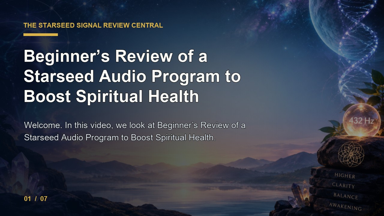 The Starseed Signal Review: Beginner's Review of a Starseed Audio Program to Boost Spiritual Health video thumbnail
