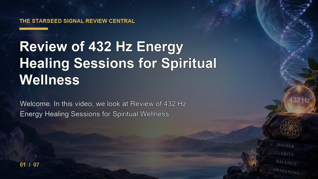 The Starseed Signal Review: Review of 432 Hz Energy Healing Sessions for Spiritual Wellness video thumbnail