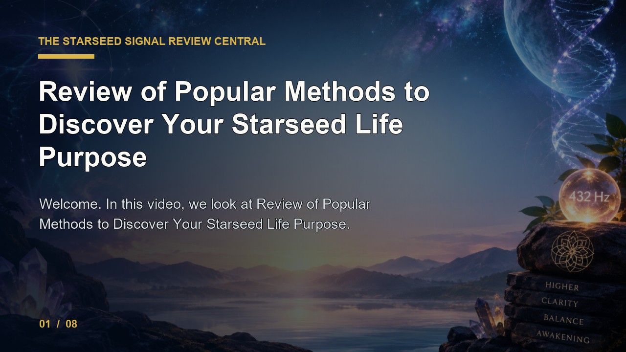 The Starseed Signal Review: Review of Popular Methods to Discover Your Starseed Life Purpose video thumbnail