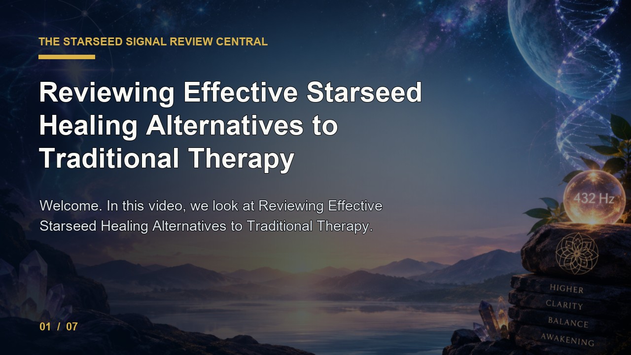 The Starseed Signal Review: Reviewing Effective Starseed Healing Alternatives to Traditional Therapy video thumbnail