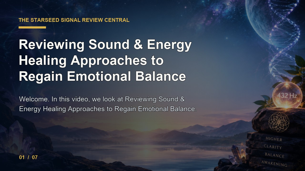 The Starseed Signal Review: Reviewing Sound Energy Healing Approaches to Regain Emotional Balance video thumbnail