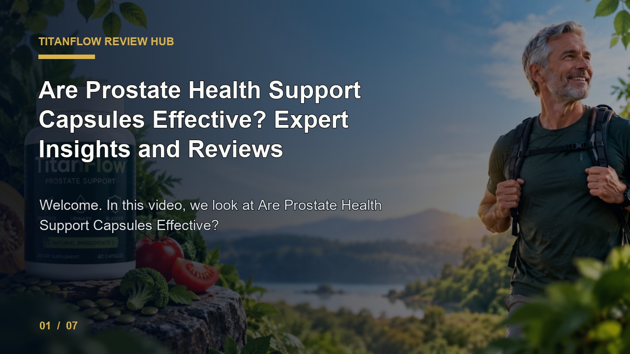 TitanFlow Review: Are Prostate Health Support Capsules Effective Expert Insights and Reviews video thumbnail