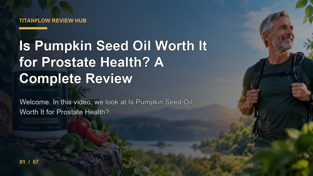 TitanFlow Review: Is Pumpkin Seed Oil Worth It for Prostate Health a Complete Review video thumbnail