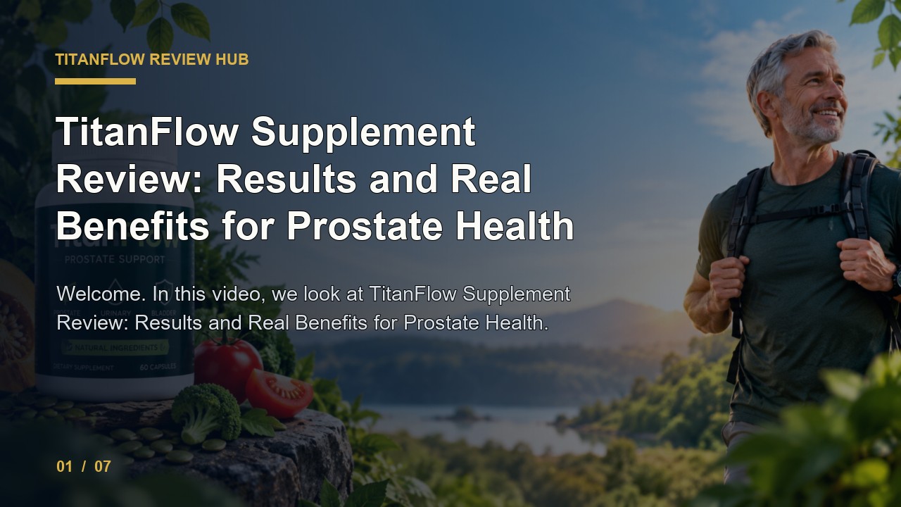 TitanFlow Review: TitanFlow Supplement Review Results and Real Benefits for Prostate Health video thumbnail