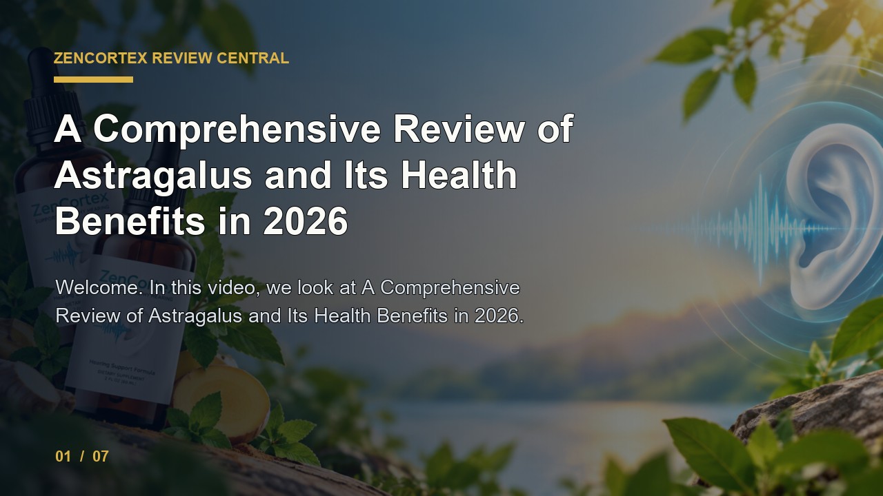 ZenCortex Review: a Comprehensive Review of Astragalus and Its Health Benefits in 2026 video thumbnail