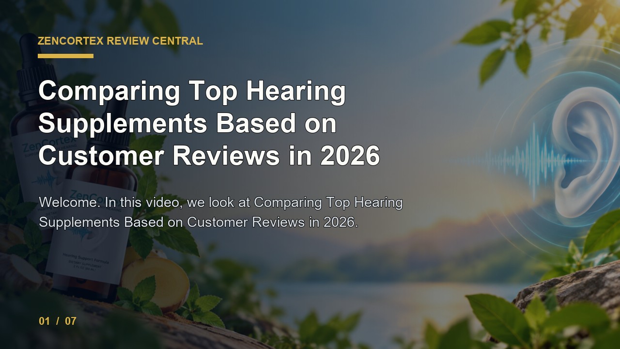 ZenCortex Review: Comparing Top Hearing Supplements Based on Customer Reviews in 2026 video thumbnail