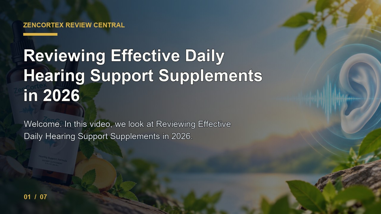 ZenCortex Review: Reviewing Effective Daily Hearing Support Supplements in 2026 video thumbnail