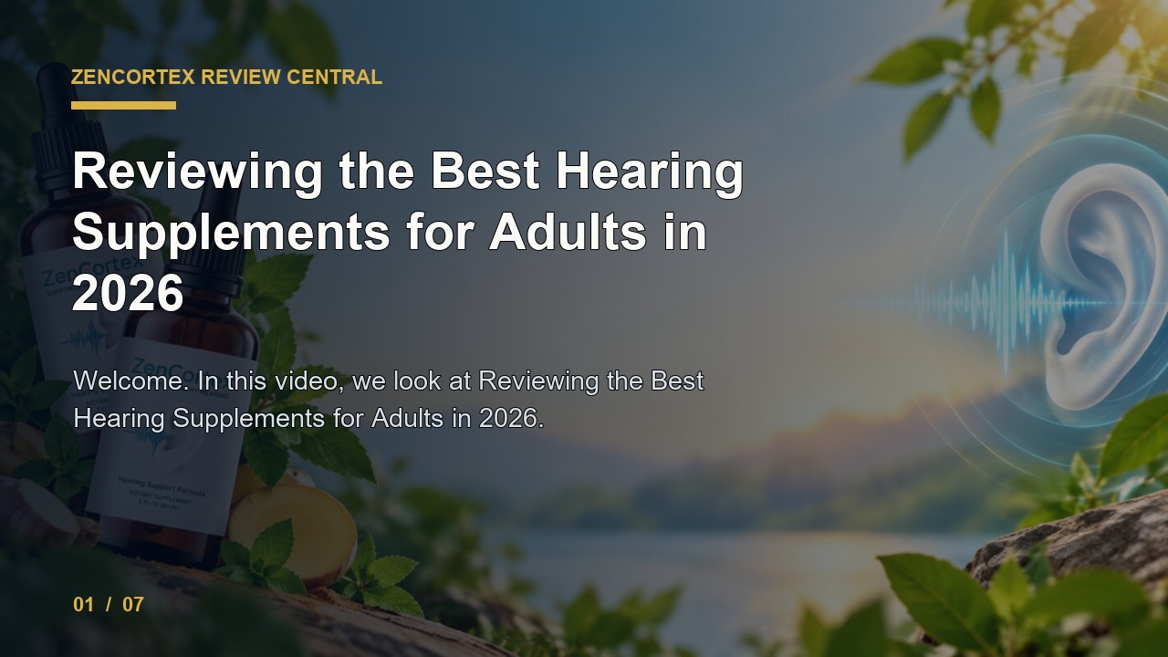ZenCortex Review: Reviewing the Best Hearing Supplements for Adults in 2026 video thumbnail